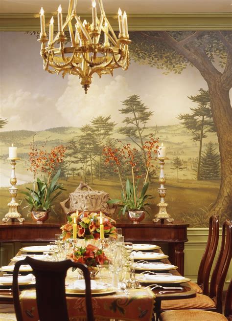 Dining Rooms Tucker And Marks Design Dining Room Murals Affordable