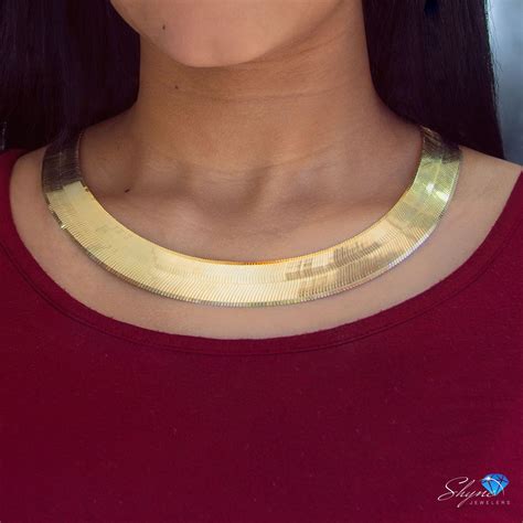 Gold Herringbone Necklace | Cuban link chain necklaces, Trendy jewelry