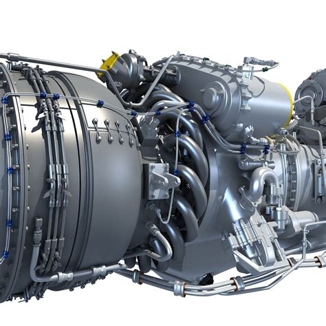 Turboprop Engines 3D Models Engineering Pratt Mechanical Design