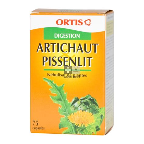Ortis Artichaut Pissenlit 570 Mg 75 Gelules