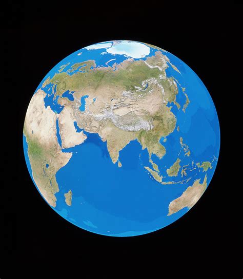 Satellite Image Of The Earth Photograph By Tom Van Sant Geosphere