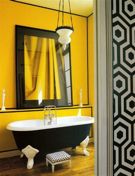 Looking for bathroom color palette inspiration? 15 Bold Bathroom Designs with Unusual Color Scheme - Rilane