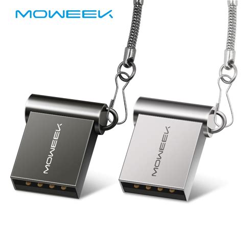 Moweek Super Mini Metal Usb Flash Drive 64gb 32gb 16gb 8gb 4gb Pen
