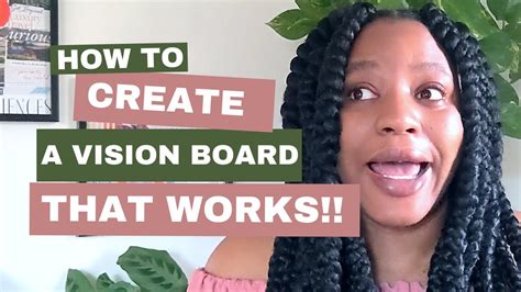 How To Create A Vision Board That Works Youtube