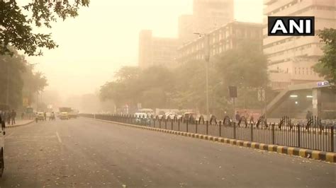 intense dust storm hits delhi ncr operations at igi airport briefly halted