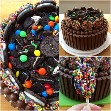 So yummy chocolate cake decorating ideas. You want a Kit-Kat cake? Oh, I'll give you a Kit-Kat cake ...