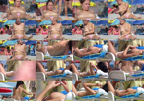 Topless Amateurs Voyeur Beach Candid Bikini Close Up PIR TE