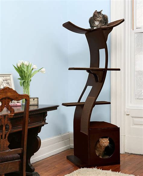 The Refined Feline Lotus Cat Tower Furniture Multi Level