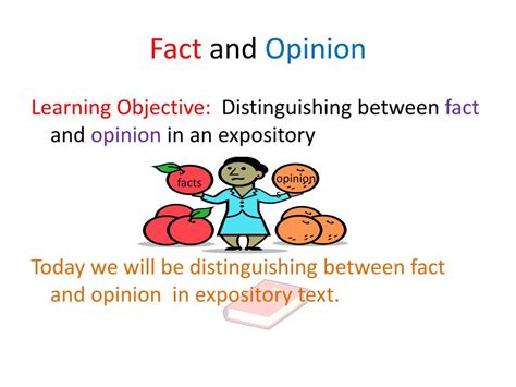 PPT - Fact and Opinion PowerPoint Presentation, free ...