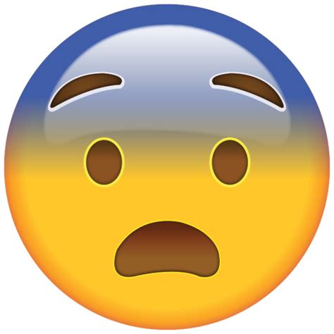Fearful Face Emoji Free High Resolution Emoji Icons Emoji Emoji