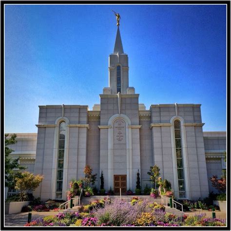 Bountiful Utah Temple Of The Church Of Jesus Christ Of Latter Day