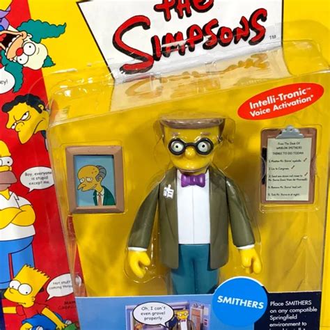 New Waylan Smithers Simpsons Playmates Wos Series 2 Action Figure 99105 World 3595 Picclick