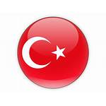 Round Icon Turkey Flag Country Terms Following