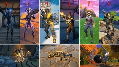 All Bosses And Mythic Weapons Locations Guide Fortnite Chapter Season YouTube