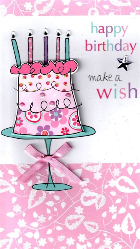Make A Wish Happy Birthday Greeting Card Cards Love Kates