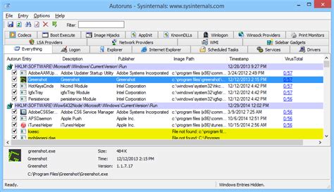 Sysinternals Autoruns Tool Gets Virustotal Integration Nextofwindowscom