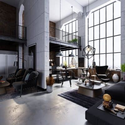 House Interior 2021 Contemporary Industrial Chic 400x400 