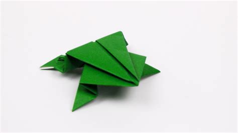 Origami Frog Folding Instructions Tavins Origami