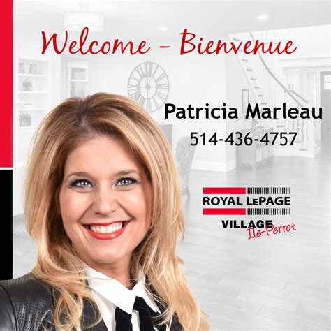 Welcome Patricia Marleau Royal Lepage Village