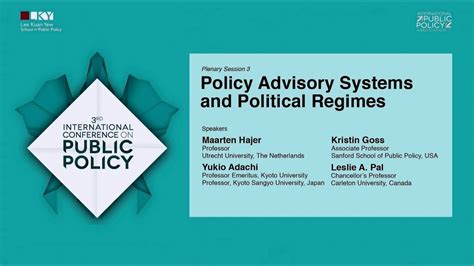 Policy Advisory Systems And Political Regimes Youtube