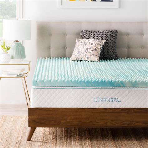 The only bad thing i can say about this is i never want to get out of bed. Linenspa 3 in. Queen Convoluted Gel Swirl Memory Foam ...