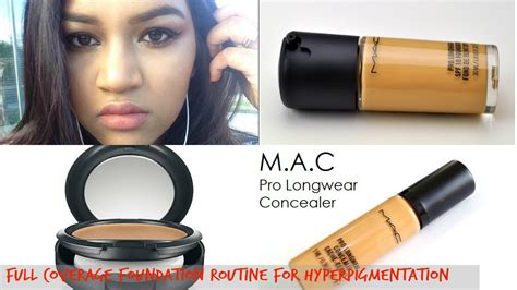 Mac Prolong Wear Foundation Nc45 Full Coverage Foundation Routine For