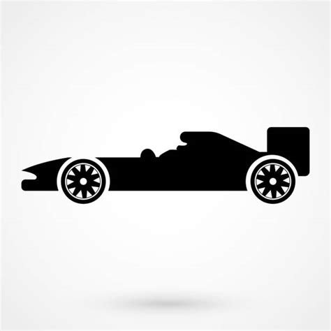 Best Race Car Outline Silhouette Illustrations Royalty Free Vector