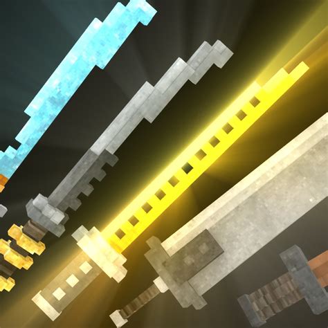 Overview 3d Swords Pack Texture Packs Projects Minecraft Curseforge