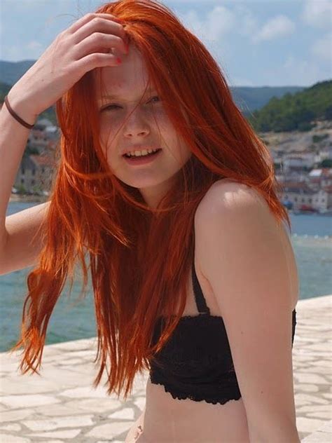 Red Freckles Redheads Freckles Red Headed League Flame Hair Stunning Redhead Medium Length