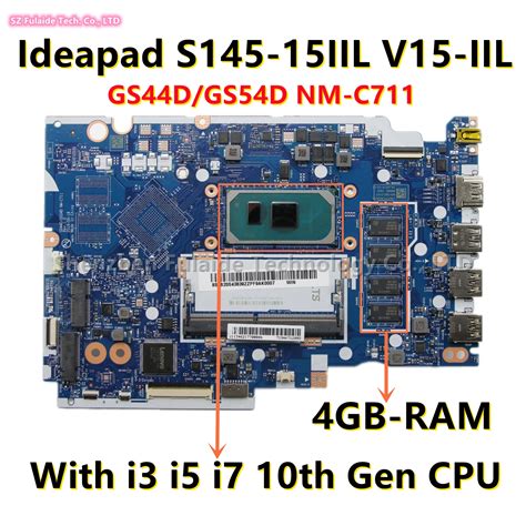 Gs44dgs54d Nm C711 For Lenovo Ideapad S145 15iil V15 Iil Laptop