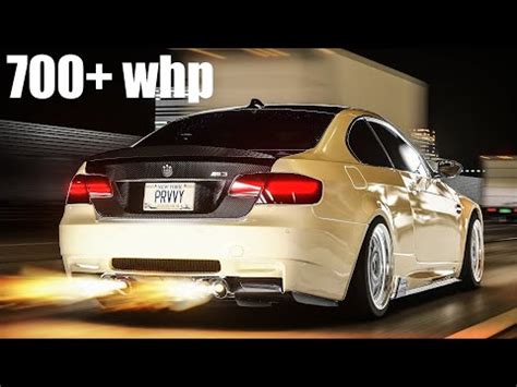 Whp Bmw M E Procharged Cutting Traffic In Highspeed Assetto
