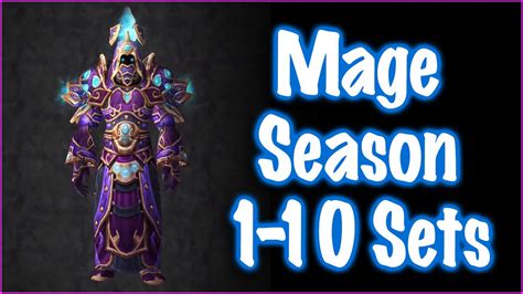 Jessiehealz Mage Season 1 10 Pvp Sets World Of Warcraft Youtube