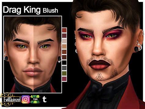 Drag King Blush By Evilquinzel At Tsr Sims 4 Updates