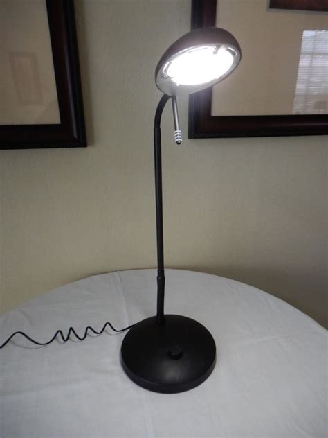 Preowned in very good condition. Portable Luminaire Task Light - Halogen Desk lamp - Black - Adjustable Arm for Sale in Plano, TX ...