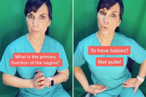 doc shocks as she reveals true primary function of vagina