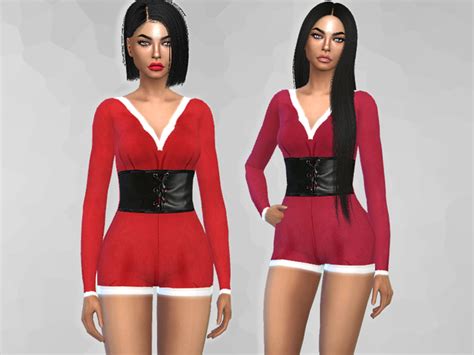 Christmas Outfit By Puresim At Tsr Sims 4 Updates
