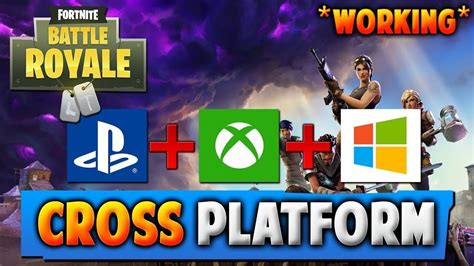 How To Crossplay On Fortnite With Ps4xboxpcmobile Youtube