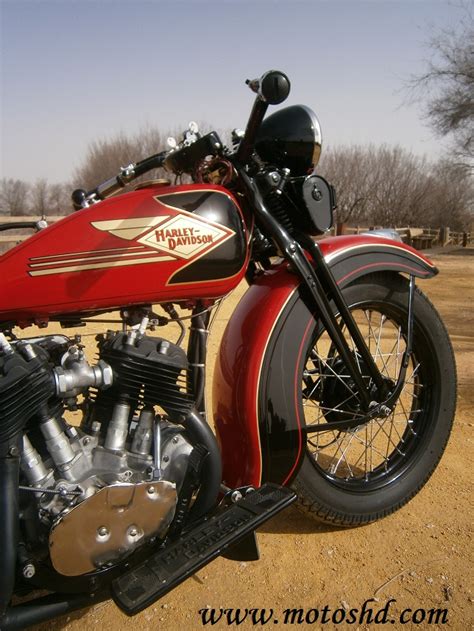Harley Davidson Rl 1934 Motos Antiguas Hd