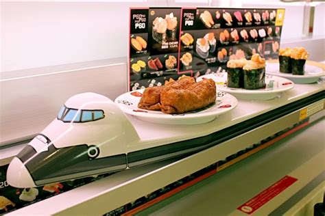Express Train To Delicious Conveyor Belt Japanese Restaurant Genki