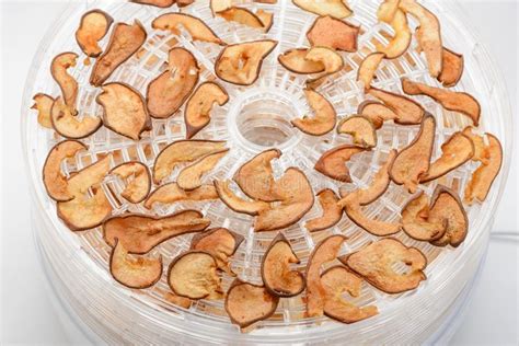 Close Up On Dried Pear Slices Stock Photo Image Of Food Mineral