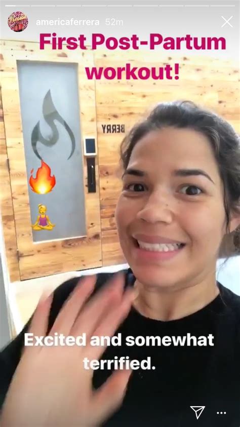 America Ferrera Documented Her First Postpartum Workout And Her Message