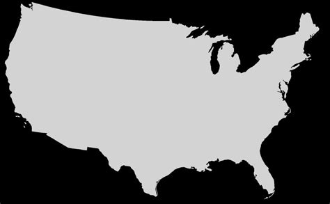 Us Map Vector Outline At Getdrawings Free Download