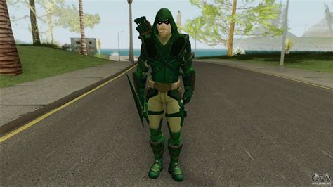 Green Arrow The Emerald Archer V2 Para Gta San Andreas