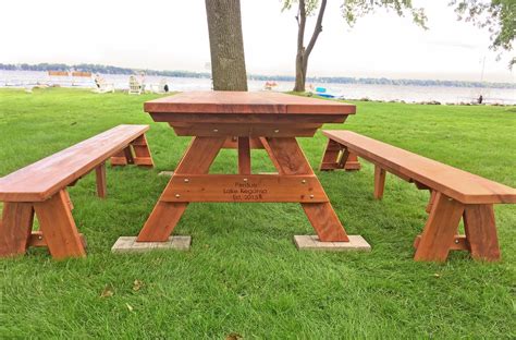 Wooden Table Top Picnic