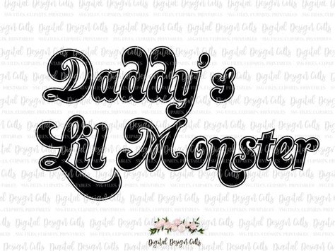 Daddys Lil Monster Vector At Collection Of Daddys Lil