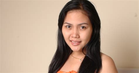 Indri Shinta Indonesian Model In Orange Mini Lingerie Blog Bugil