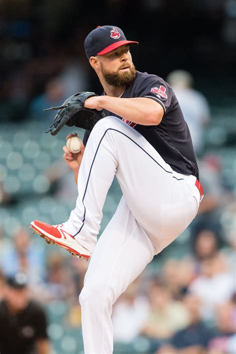 Cleveland Oh August 31 Starting Pitcher Corey Kluber 28 Of The
