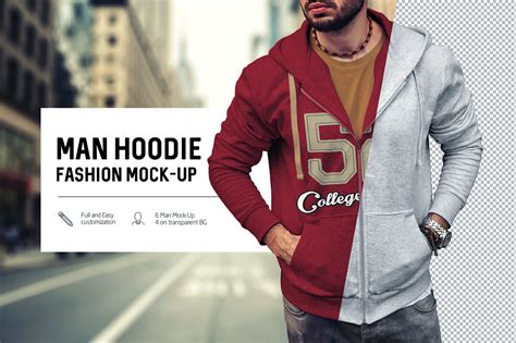 Download Man Hoodie Fashion Mock-Up on Behance