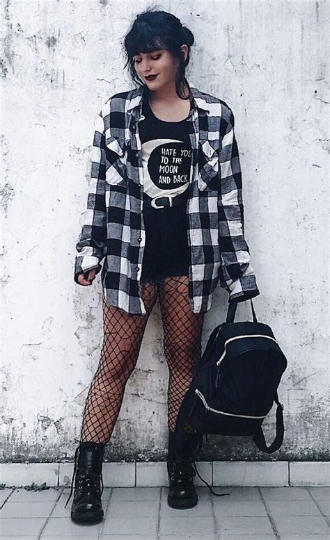 90s Grunge Aesthetic Fashion Style Inspired Looks Grunge Outfits Cute Grunge Outfits Outfit