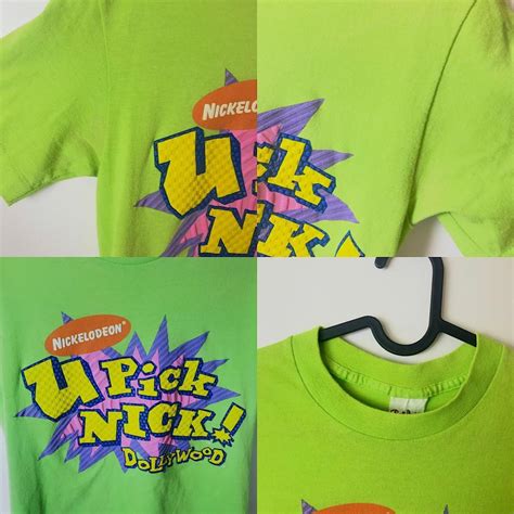 Vintage Nickelodeon U Pick Nick Dollywood T Shirt Depop